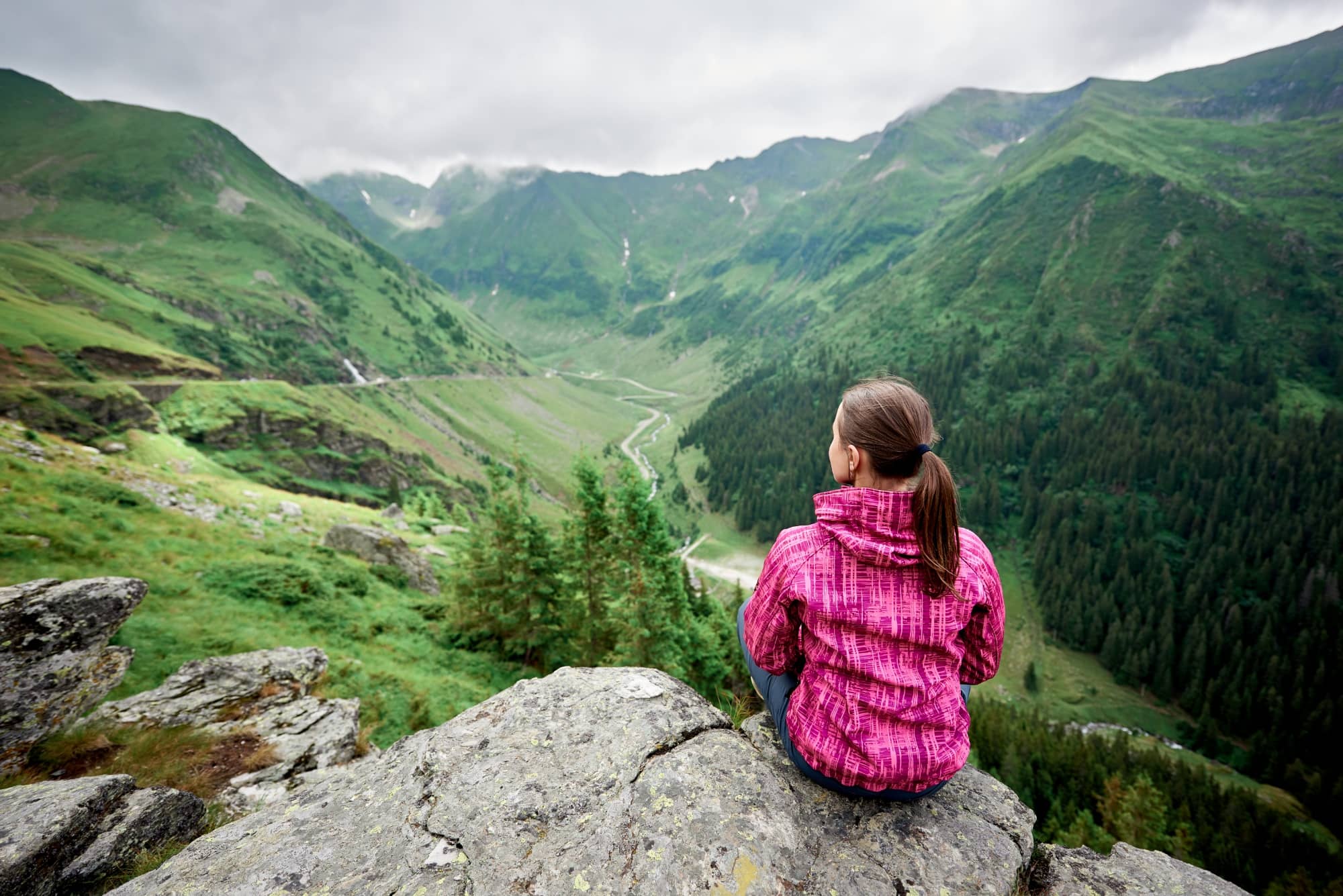 female hiker in the mountains of romania 2022 05 11 09 58 50 utc